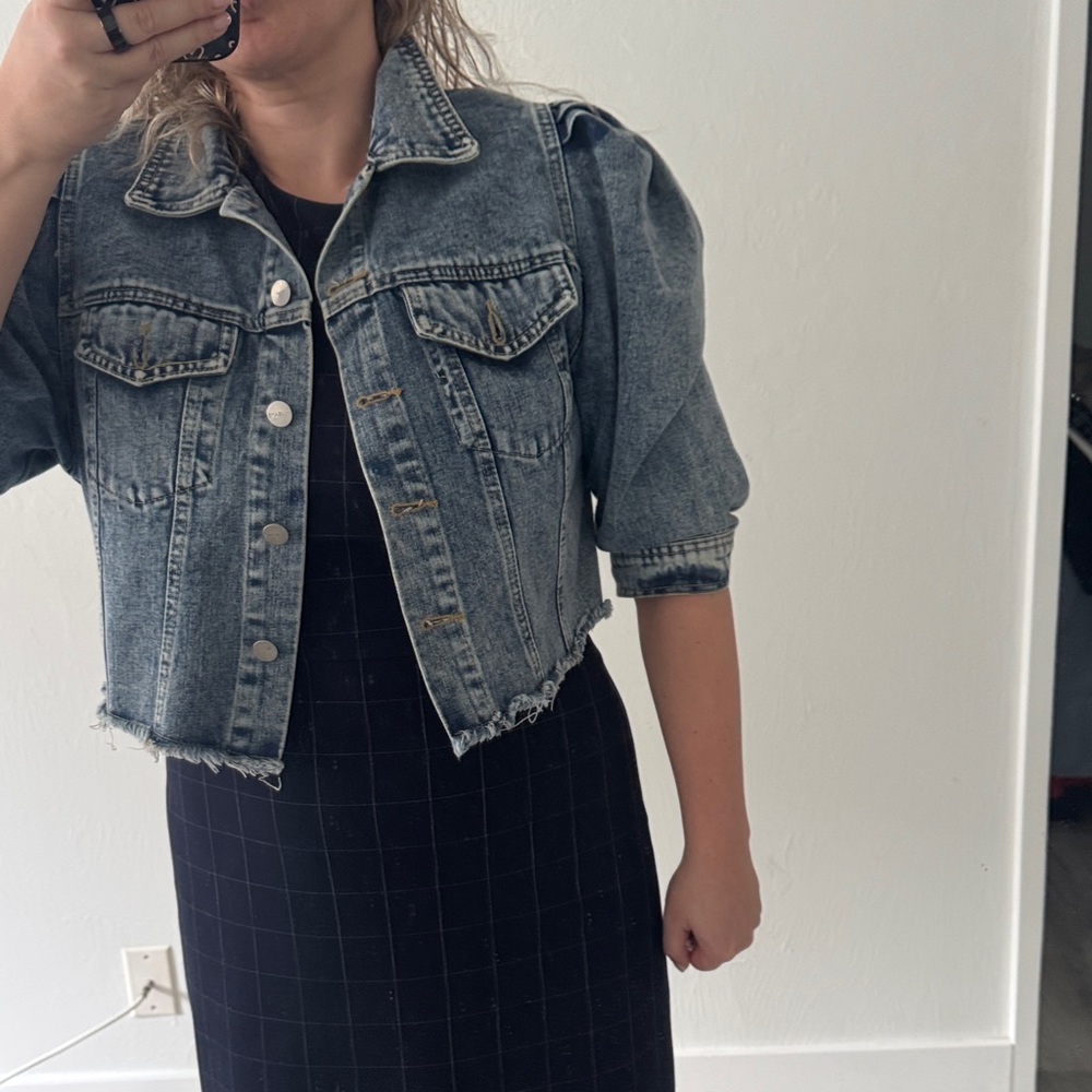 Trendy Blue Denim Jacket